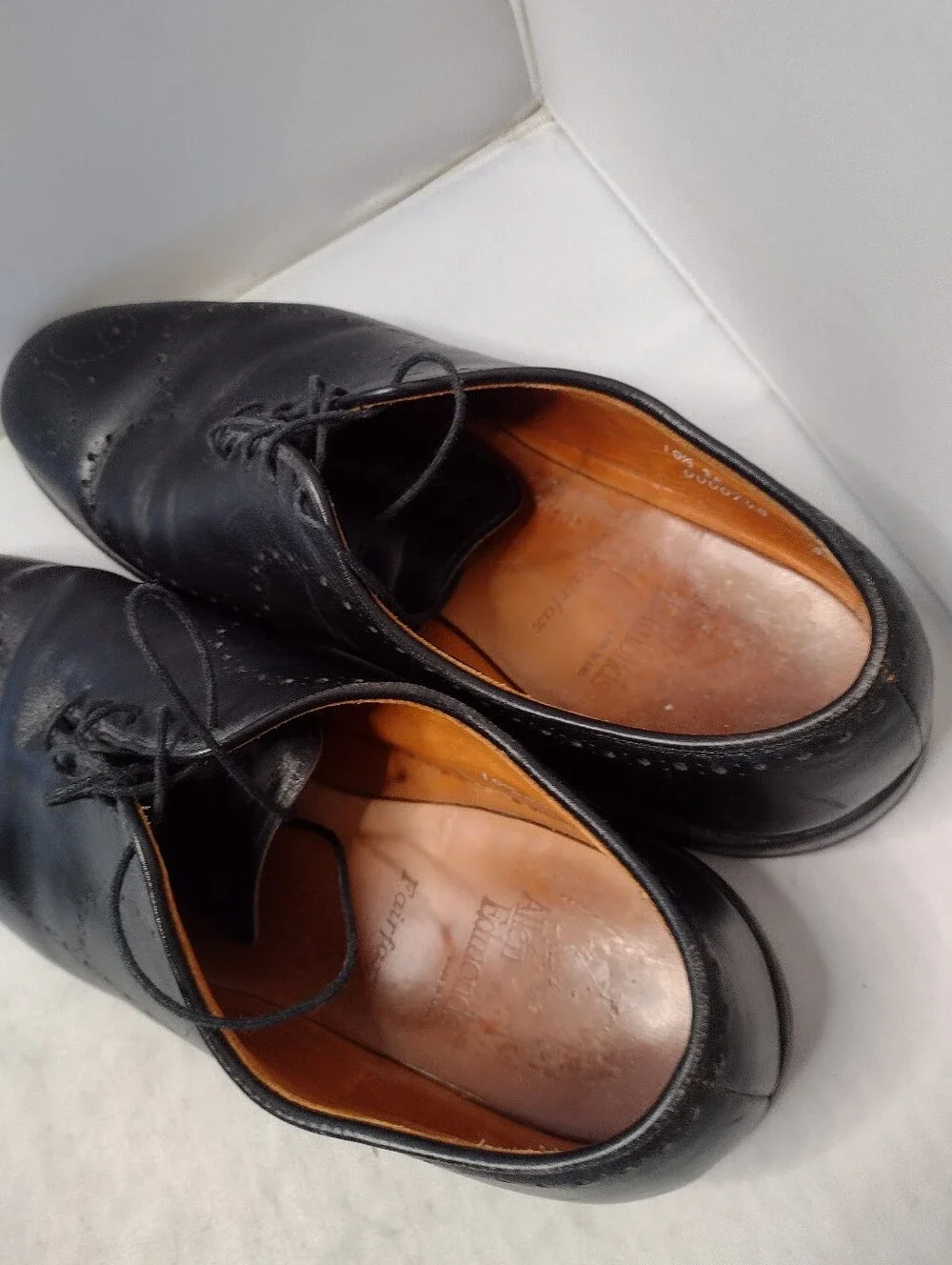 Allen Edmonds Fairfax Wingtip Oxford Men Shoes 10.5 EEE 3E Lace Up MM